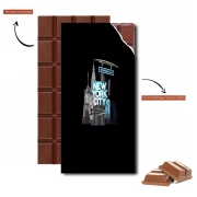 Tablette de chocolat personnalisé New York City II [blue]