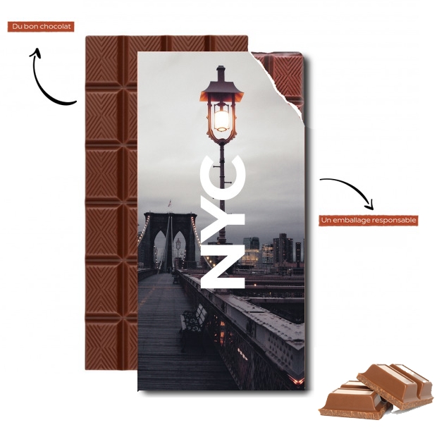 Tablette de chocolat personnalisé NYC Basic 2