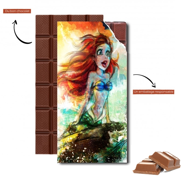 Tablette de chocolat personnalisé Part of your world