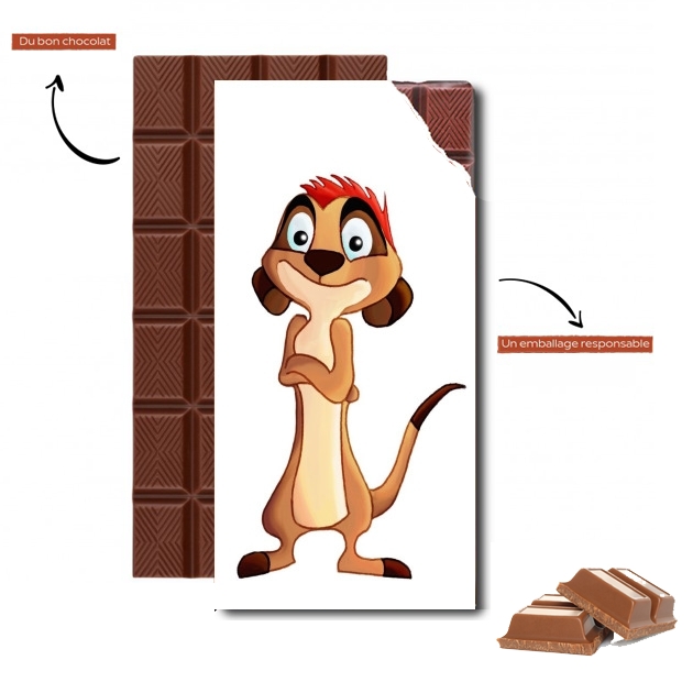 Tablette de chocolat personnalisé Timon Plash