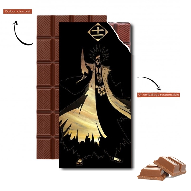 Tablette de chocolat personnalisé Zaraki kenpachi