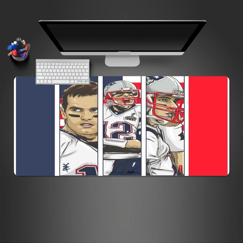 Tapis de souris géant Brady Champion Super Bowl XLIX