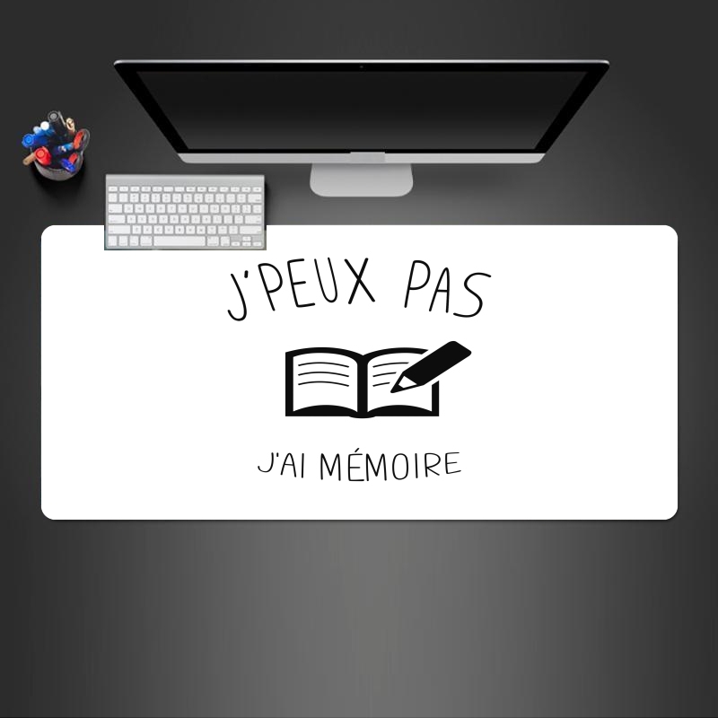 Tapis de souris géant Je peux pas j'ai mémoire