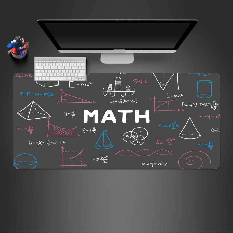 Tapis de souris géant Mathematics background