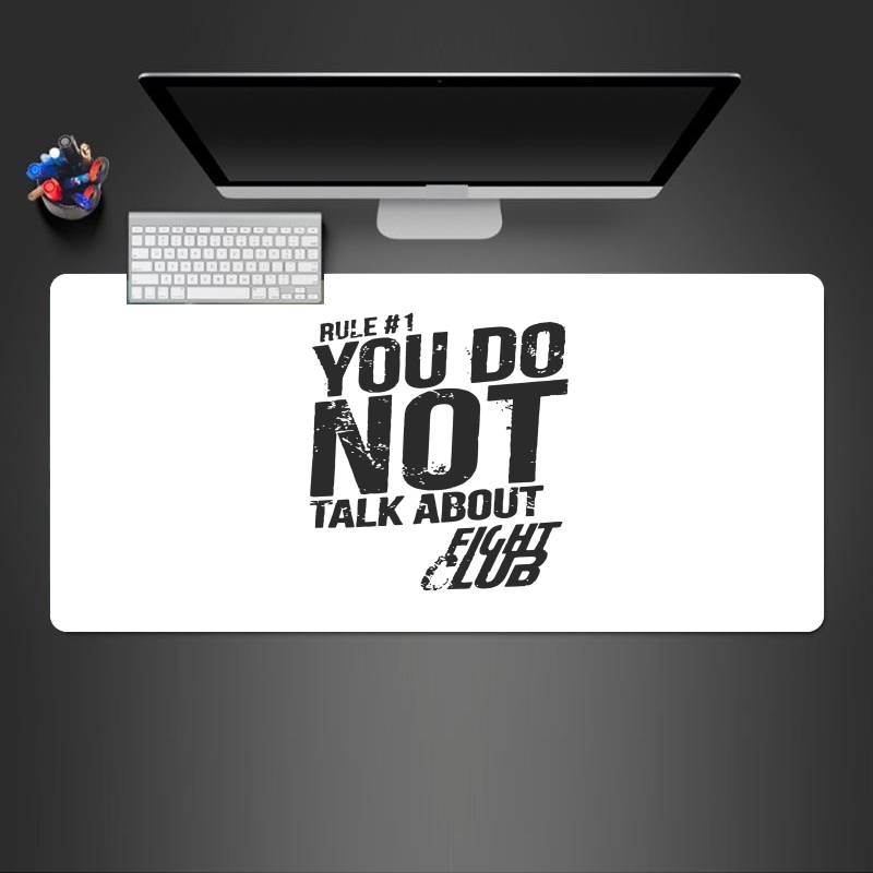 Tapis de souris géant Rule 1 You do not talk about Fight Club