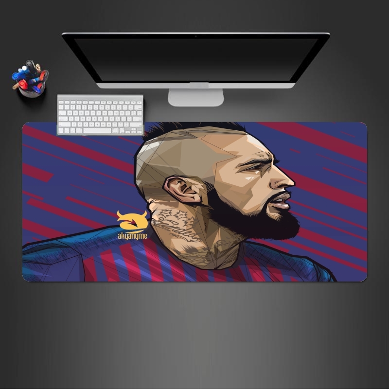 Tapis de souris géant Vidal Chilean Midfielder