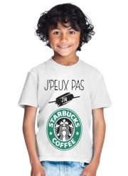 T-Shirt Garçon Je peux pas jai starbucks coffee