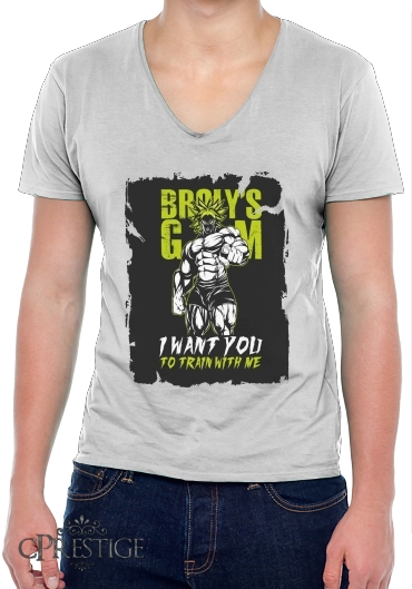 T-Shirt homme Col V Broly Training Gym