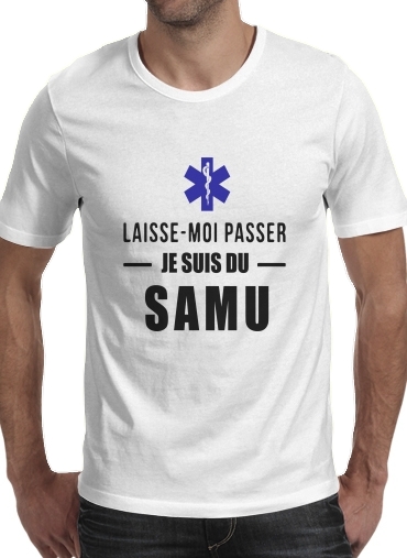 T-Shirt Manche courte cold rond Laisse moi passer je suis du SAMU